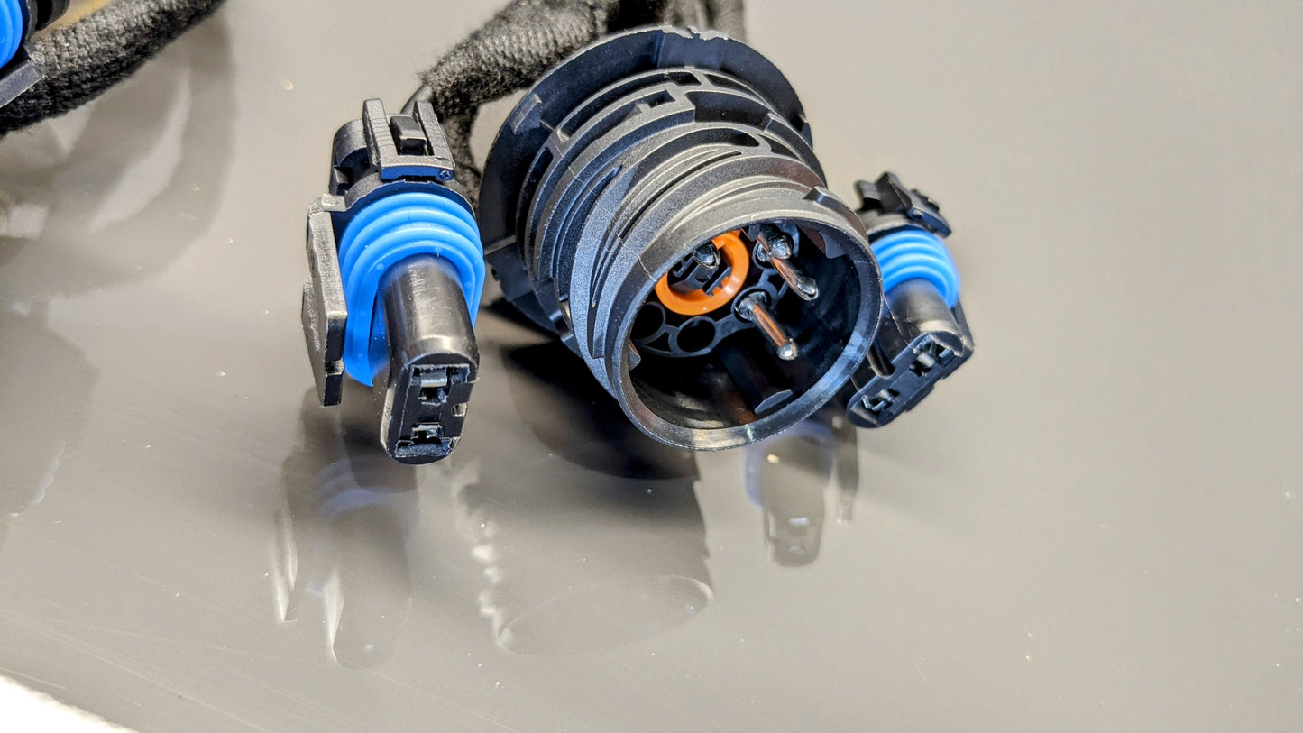 BMW E31 US Spec Complete Headlight Wiring Harness (Pair) BMW # 63128354547