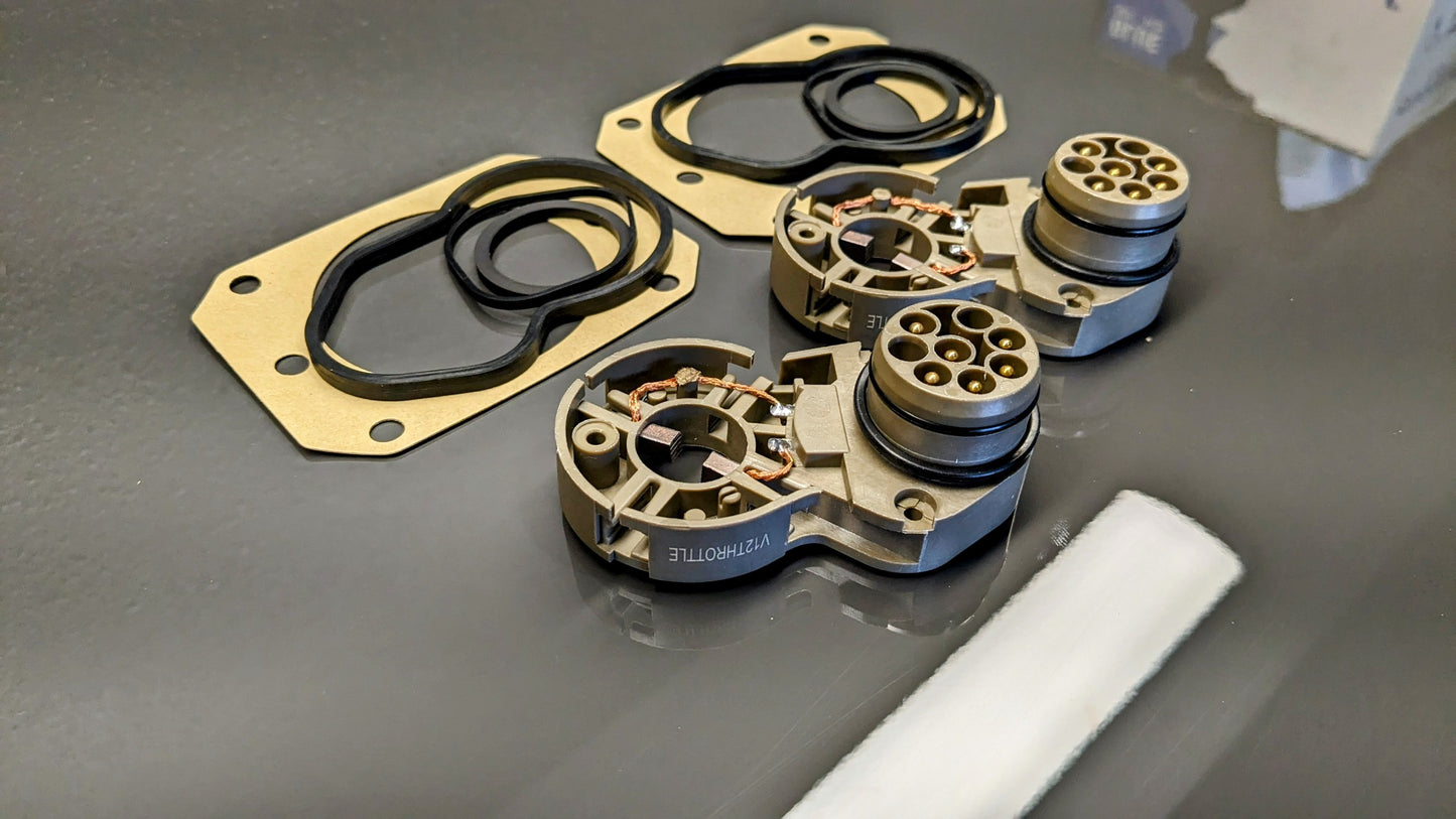 E31 E32 BMW Throttle Body Encoder Plate (Pair) - 850Ci 850i 850CSi 750 ...