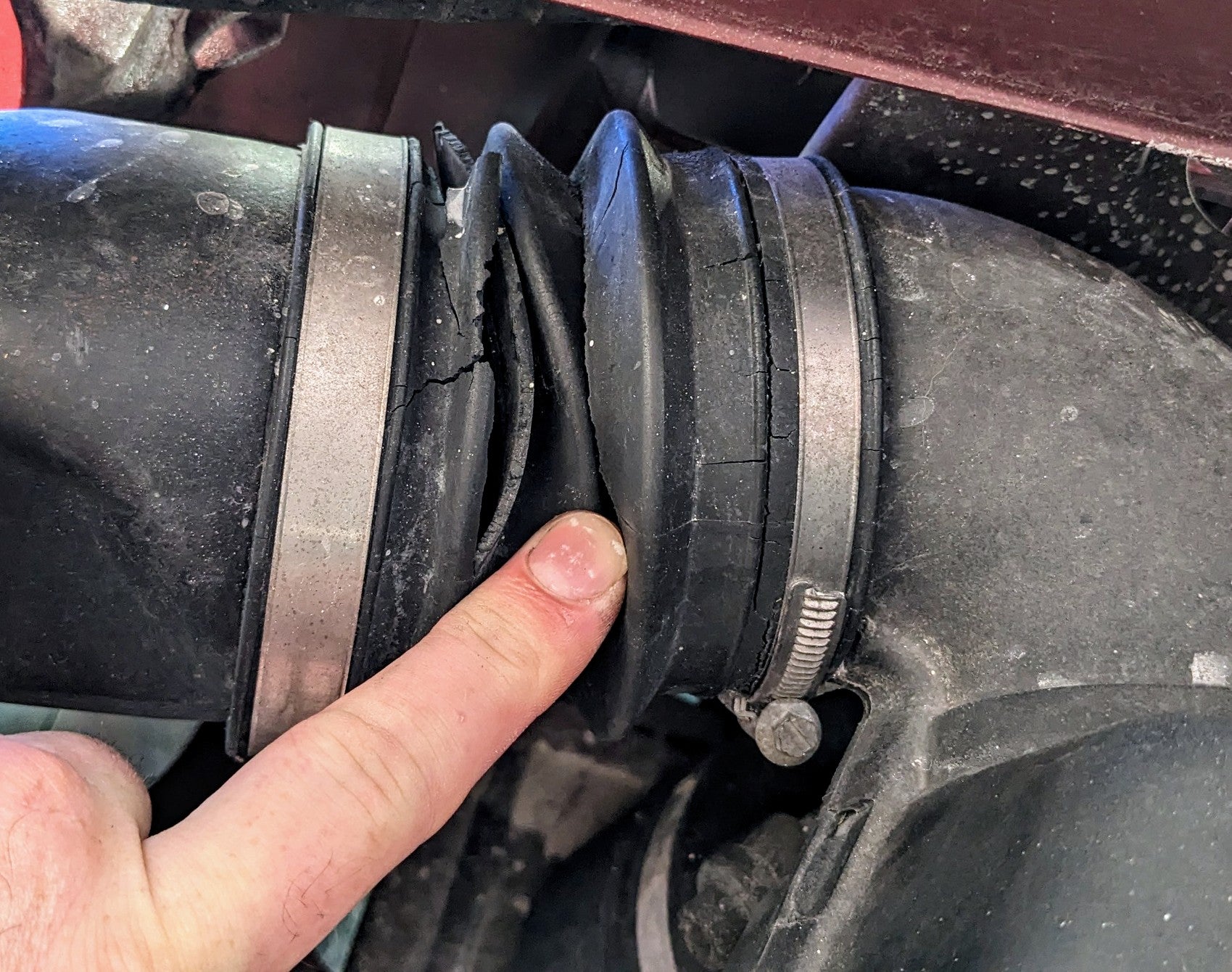 Rubber Air Intake Boot (Pair) Old BMW Part Number