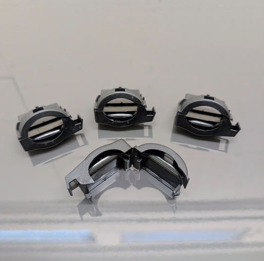 BMW E31 ABS Wire Support Shackle Bracket (Set of 4) 31181180598 Bracket V12THROTTLE CORP