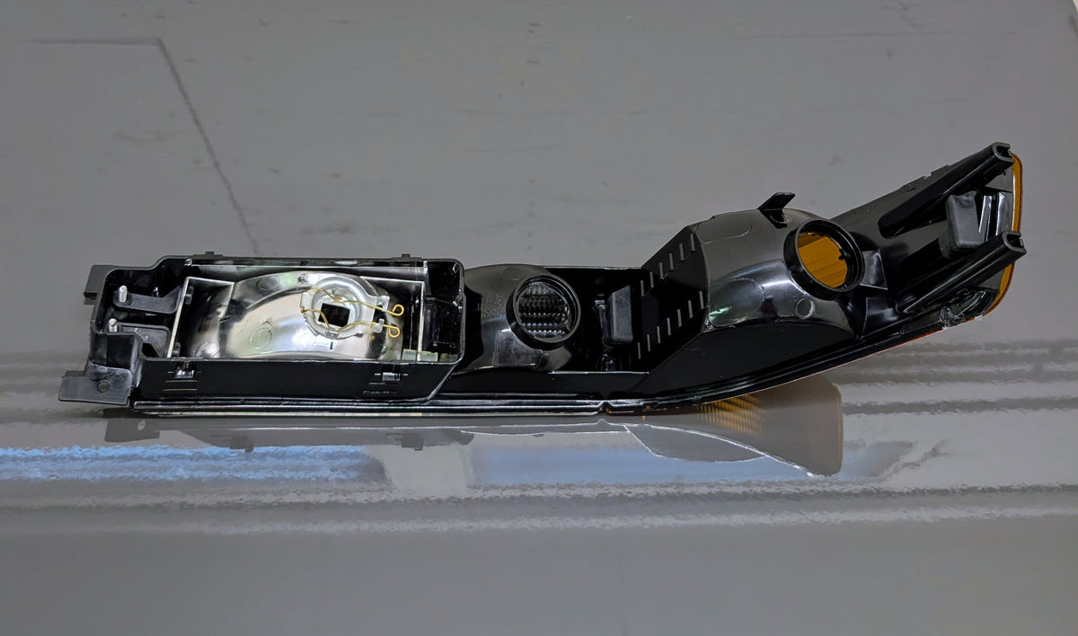BMW E31 US Style Left Illumination Panel (FTP) Old BMW Part # 63111383945 light strip V12THROTTLE CORP