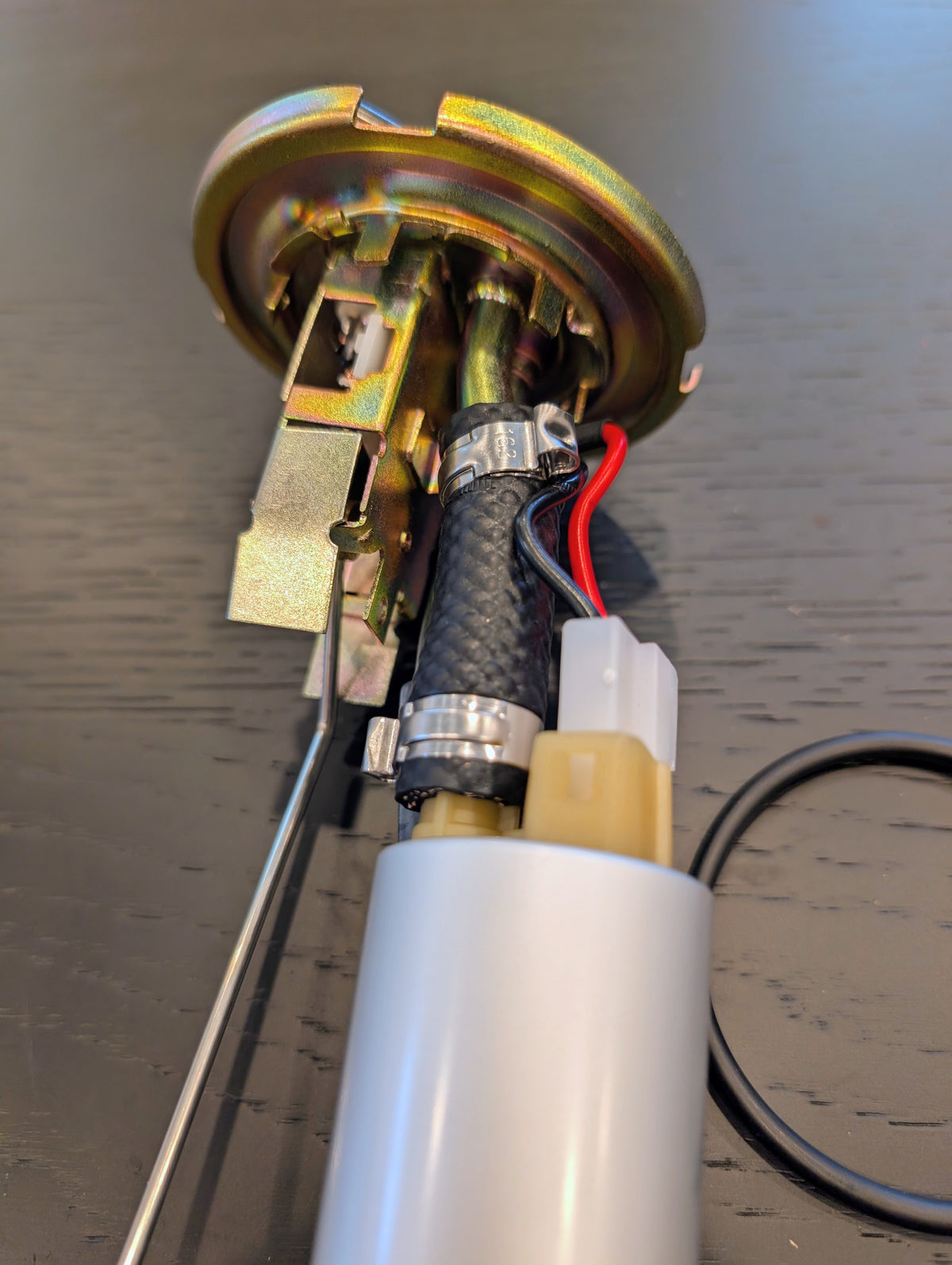 VW Mk2 Scirocco Jetronic 16V / MK1 Golf Cabby In Tank Fuel Pump Assembly 533919051 E, F, H, N, P Fuel Pump V12THROTTLE CORP